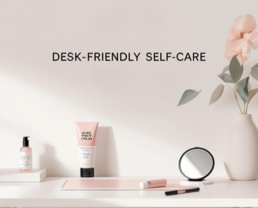Desk-Friendly Self Care cover photo collage