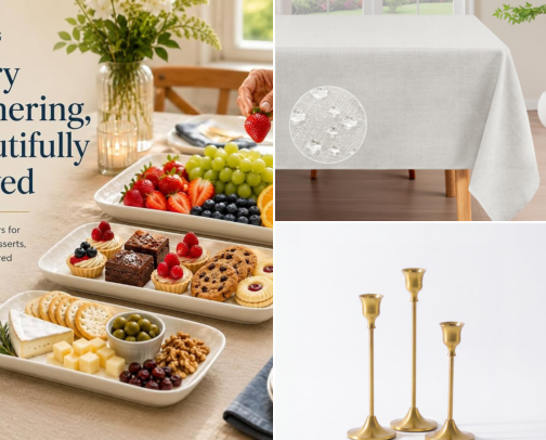 Holiday hosting essentials cover photo collage