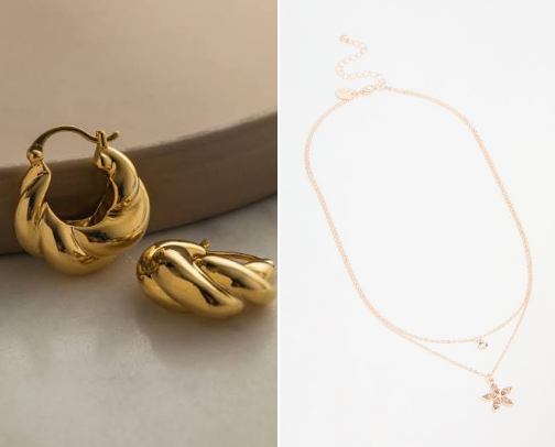 Simple jewellery for fall cover photo collage