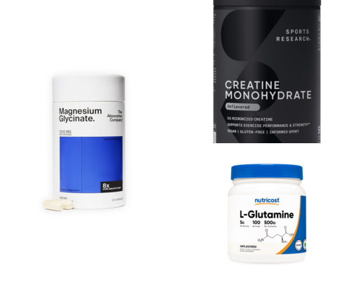 Supplements for longevity& wellness cover photo collage