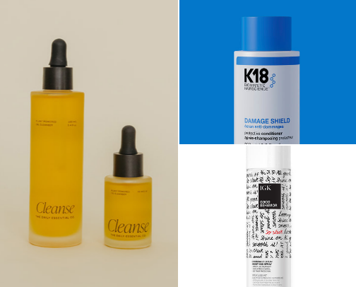 My non negotiable skin care and hair products🧖🏼‍♀️ cover photo collage