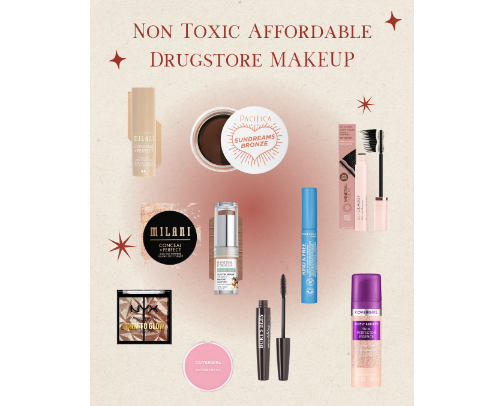 Non Toxic Affordable Drugstore MAKEUP cover photo collage