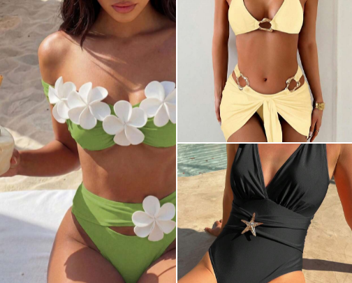Soft Luxury Swimwear Collection ⭐⭐⭐⭐⭐ cover photo collage