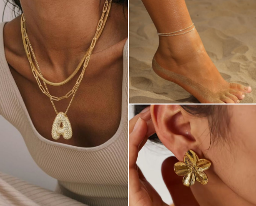 She’s a Gold Kinda Girl! cover photo collage