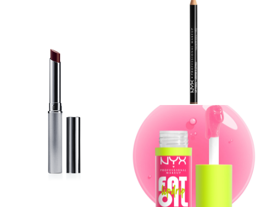 My everyday makeup products cover photo collage
