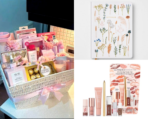 Gift basket for her ideas! cover photo collage