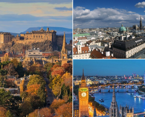 My favorite travel destinations cover photo collage