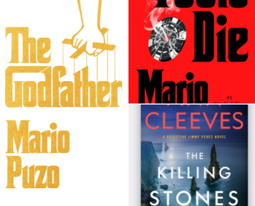 Crime books cover photo collage