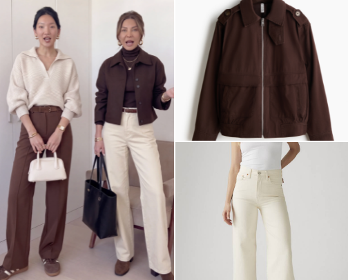brown + beige = elegant cover photo collage
