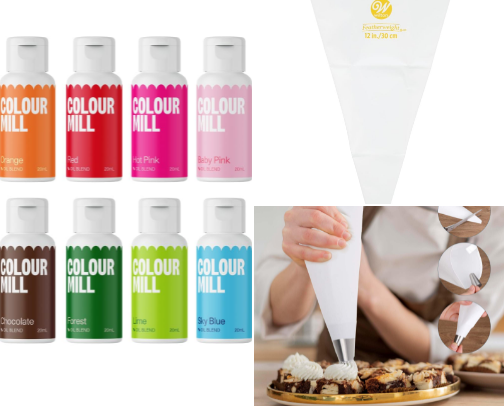 Cake baking must haves cover photo collage