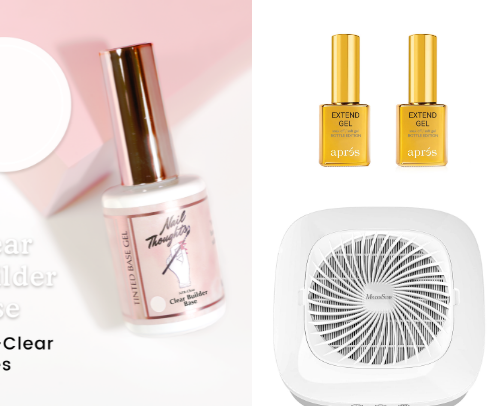 Nail accessories to help start your nail journey! cover photo collage