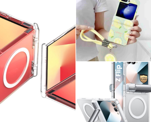 Galaxy Z Flip 7 cover photo collage