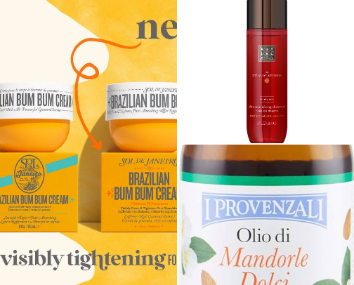 Body care cover photo collage