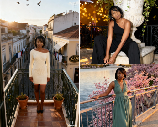 Dressed to Be Seen cover photo collage