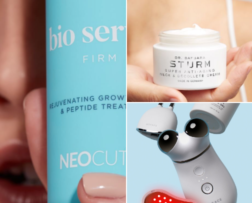 Skin Tightening/Firming Products cover photo collage