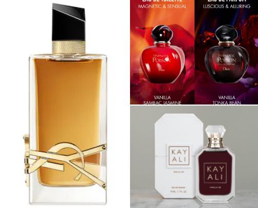 Top perfumes cover photo collage