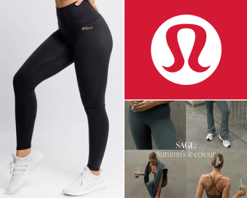 Active wear cover photo collage