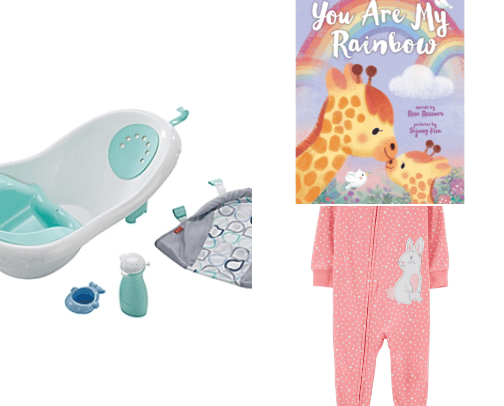 Baby items cover photo collage