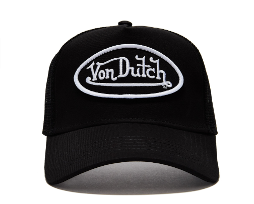 Black hat of von Dutch cover photo collage
