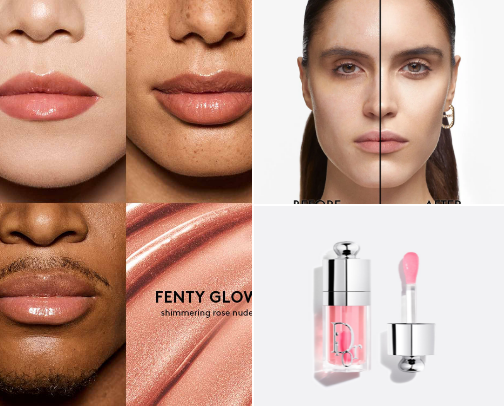 Beauty & things cover photo collage