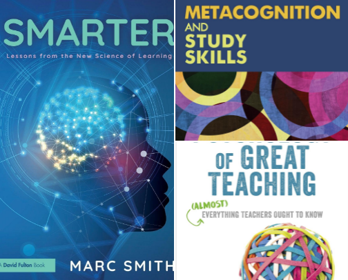 Books on teaching and learning cover photo collage