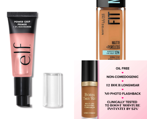 my FAVORITE makeup products! cover photo collage