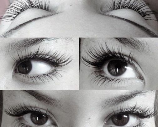 have the PRETTIEST lashes in the room cover photo collage