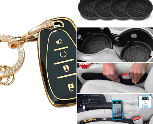 Car items cover photo collage