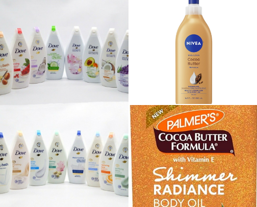 Gel Body Wash cover photo collage