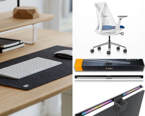 The Focus-First Workspace: Essentials for a Calm, Low-Distraction Home Office cover photo collage