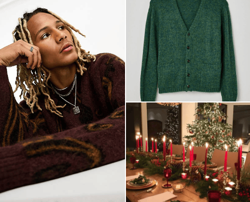 Christmas Dinner Clothing cover photo collage