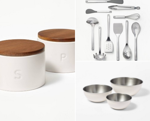Kitchen items you actually NEED if you’re moving cover photo collage