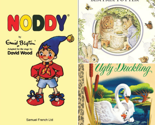 Book : my childhood story books cover photo collage