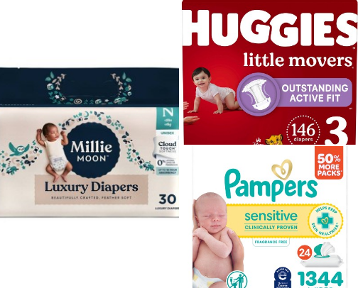 From a 2nd Time Mom: The Best Diaper Changing Essentials cover photo collage