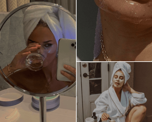 collection of skin care products 10/10🧖🏻‍♀️ cover photo collage
