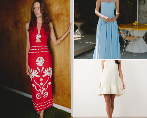Summer dresses cover photo collage