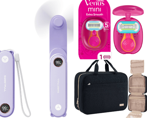 My FAV Travel Essentials cover photo collage