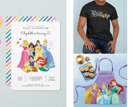 My daughter loves having a Disney Party cover photo collage