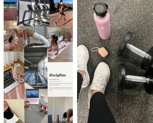 Sweat it Out: At-Home Workout Videos 🏋🏽🔥💪🏼 cover photo collage