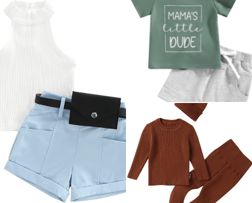 Cute toddler/baby clothes cover photo collage
