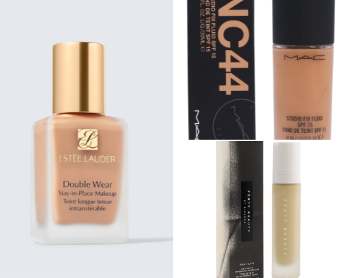 Foundations for all skin types cover photo collage