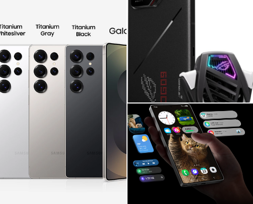 Smartphones cover photo collage