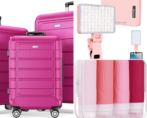 Baddies Travel in PINK cover photo collage