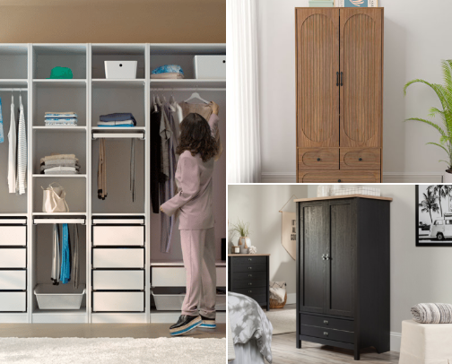 Essential Home Living Collection: Wardropes, Chairs, Tables & Ironing Boards cover photo collage