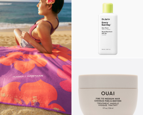 My beach essentials!👙🌊🐚 cover photo collage