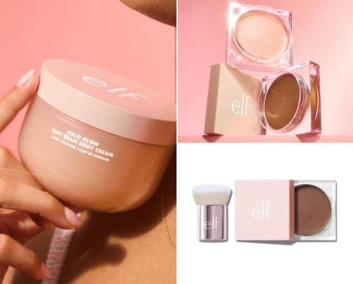 E.L.F. Halo to Toe: The Glow-Up Collection cover photo collage