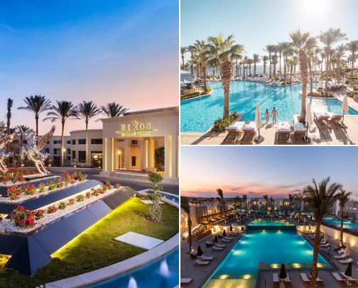 Romantic Getaway Hotels in Sharm el-Sheikh (Worth It 💕) cover photo collage