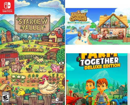 COZY GAMES cover photo collage