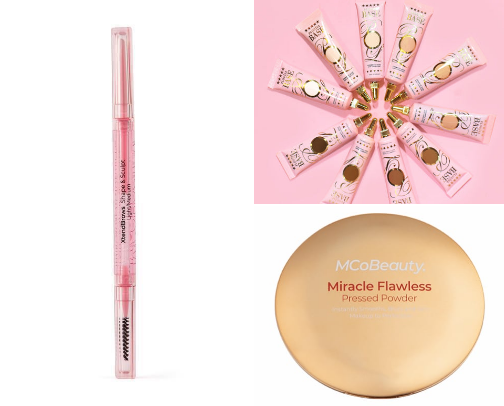 J.Lo makeup look products used. cover photo collage