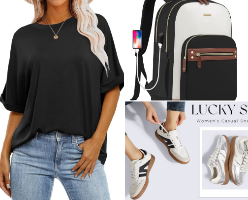 Womens midsize (L- 10/12) clothes & fashion cover photo collage